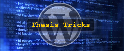 thesis-tricks-wordpress