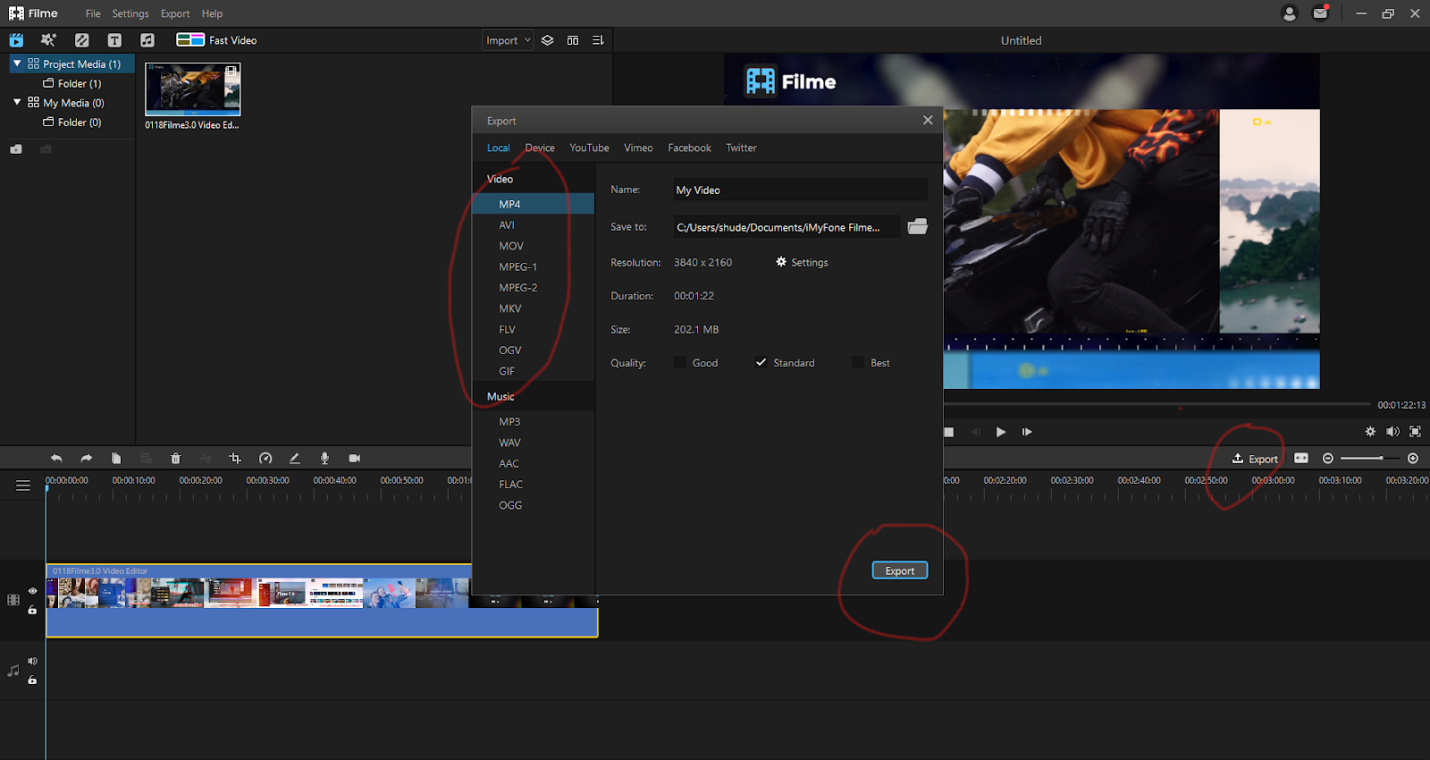 How to Trim Videos in iMyFone Filme?