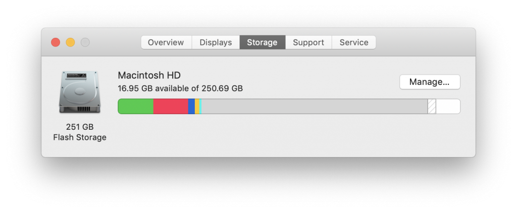 How Much Storage Space Does Your Mac Have?
